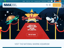 Tablet Screenshot of national-aquarium.co.uk